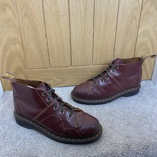Dr Martens Doc Church Chukka Monkey Boots Cherry Red Size UK 8 EU 42