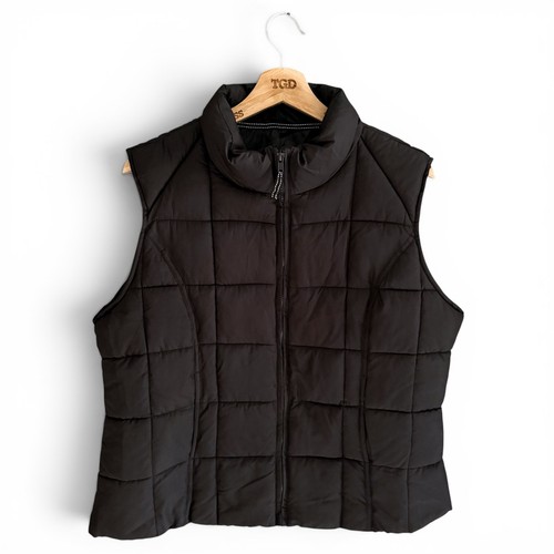 Ladies black body warmer - black,