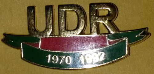 Ulster defence regiment - regiment, lapel