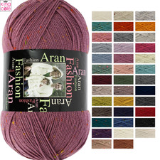 King Cole Fashion Aran 400g - All Colours Knitting Wool Yarn Crochet Crafts 