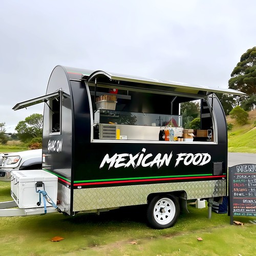 Mobile catering van truck - mobile,