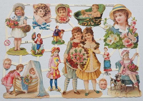 Vintage style paper scraps - paper,