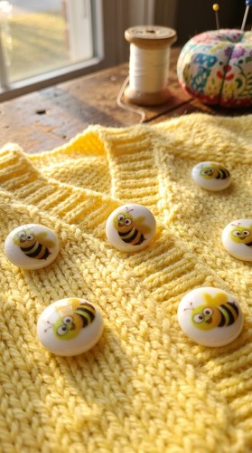 Baby buttons 15mm - baby, round