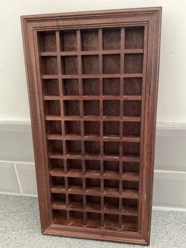 Vintage wooden thimble display - thimble,