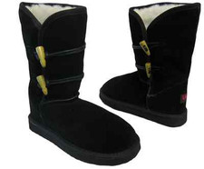 NEW UKALA TAJ LOW BLACK BOOTS