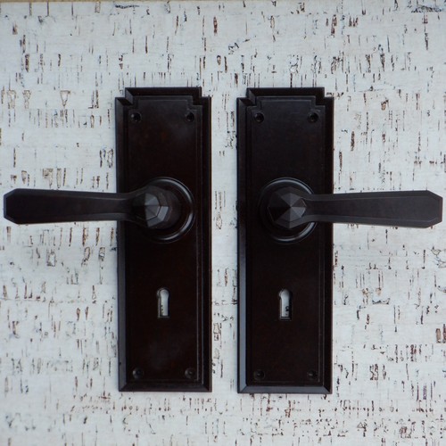 Vintage bakelite door handles - vintage,