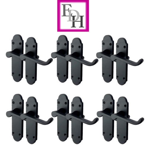 Matt black victorian scroll - victorian,
