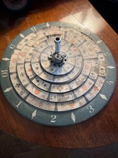Vintage Roulette Spin Stop Antique Wheel Poker 1930s Casino Gambling