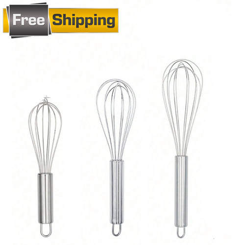 Stainless steel hand whisk - stainless,
