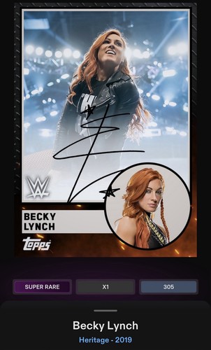 2019 topps slam digital becky - slam,