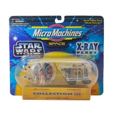 Star Wars Micro Machines X Ray Fleet Collection III Millenium Falcon Sandcrawler