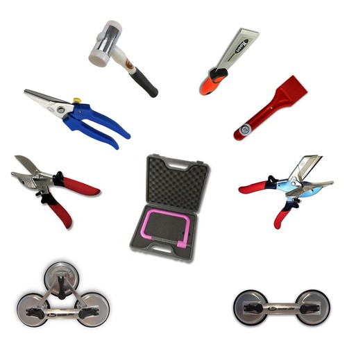 Window glazing tool - window, kit