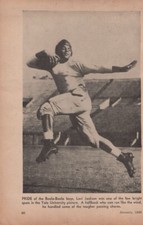 1949 Levi Jackson Yale John Petchel NCAA Penn State Football Photo Page 6x9