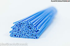 HDPE Plastic welding rods (4mm) blue, pack of 20 pcs /triangular shape/