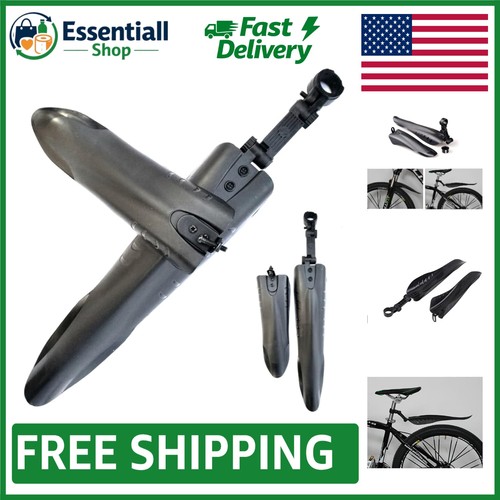 Adjustable black bike mud - black,