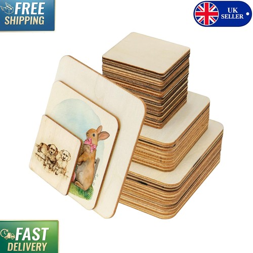 Diy craft wood blanks - craft, 42pcs