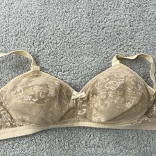 Norvell Bra 32G Full Coverage 874 Floral Lace Soft Cup Cone Bullet
