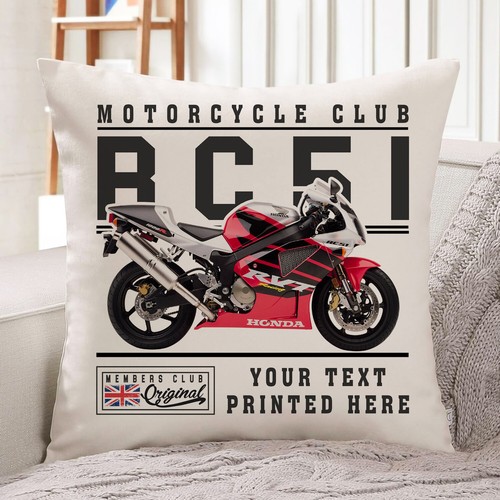 Personalised honda cushion - personalised,