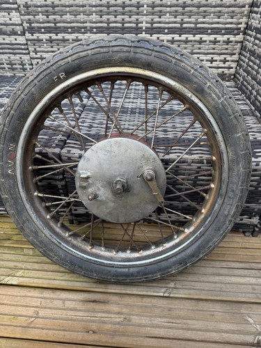 Triumph t90 front wheel - 18, bsa