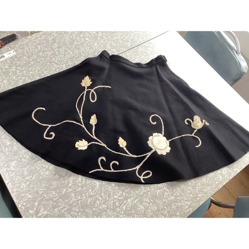 Vintage shirley lee - black, wool