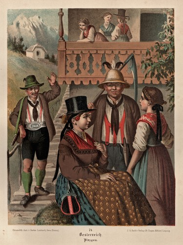 Pinzgau costume original - , color