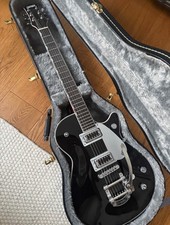 Gretsch G5230T Jet FT BLK with Gretsch Hard Case Excellent Condition w/Upgrades