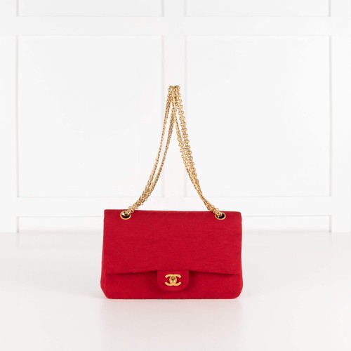 Chanel red jersey - red,