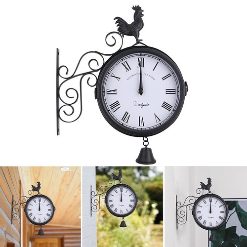Outdoor double sided - double, clock