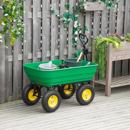 Outsunny 125l garden cart - outsunny,