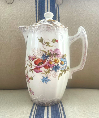 Vintage porcelain coffee - porcelain, pot