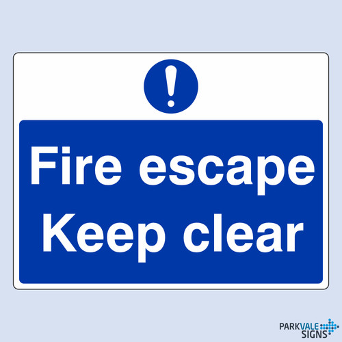 Fire escape keep - keep, safety