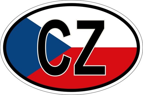 Sticker oval flag - oval, code