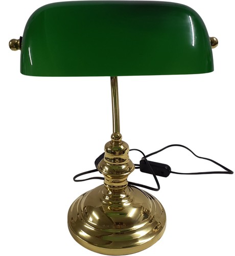Banker lamp green shade - lamp,