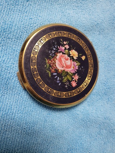 Vintage stratton floral enamel - vintage,