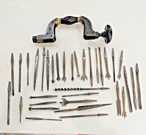 Brass ebony brace with - ,