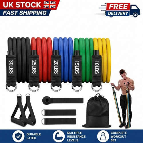 11pcs set resistance bands - set,
