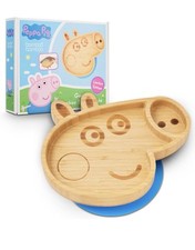 bamboo bamboo X Peppa Pig Baby Plate George, Suction Plate for Feeding new box 