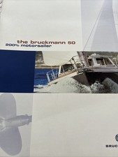 The Bruckmann 50 Motorsailer Range Boat Sales Info Brochure 2003