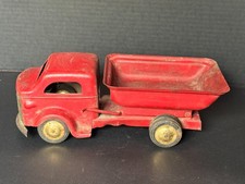 Richmond Scale-Model Toy Vintage Pressed Steel Dump Truck
