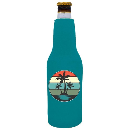 Retro palm trees - trees, beer