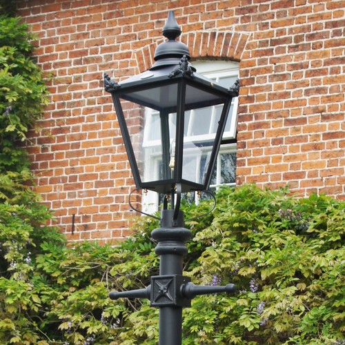 90cm black victorian lantern - lantern,