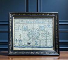 Antique Needlework Sampler