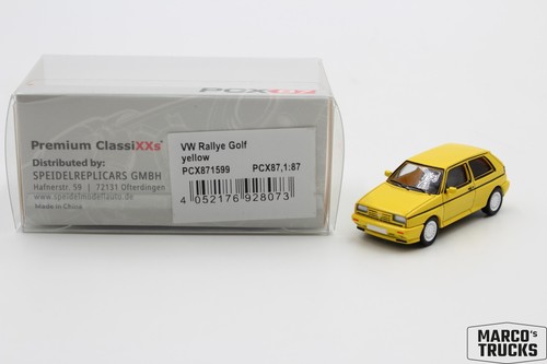 Brekina rallye golf yellow - brekina,