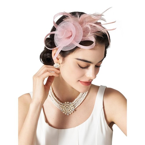 Women flower feathers - women, pearl