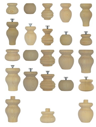 Single wooden furniture pine - single,