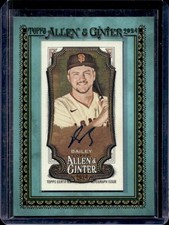 2024 Topps Allen & Ginter Patrick Bailey Mini Baseball Auto Blue Frame #10/50