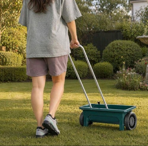 45cm 12l push lawn - push, spreader