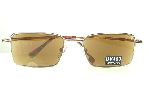 Mens gold reading sunglasses - gold,