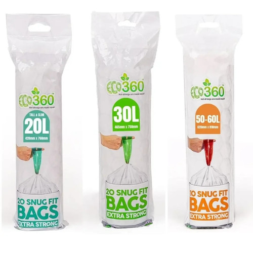 Drawstring bin liners - drawstring,