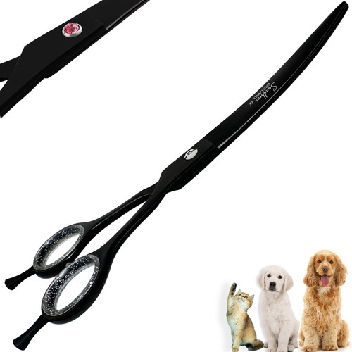 Curved dog grooming - dog,